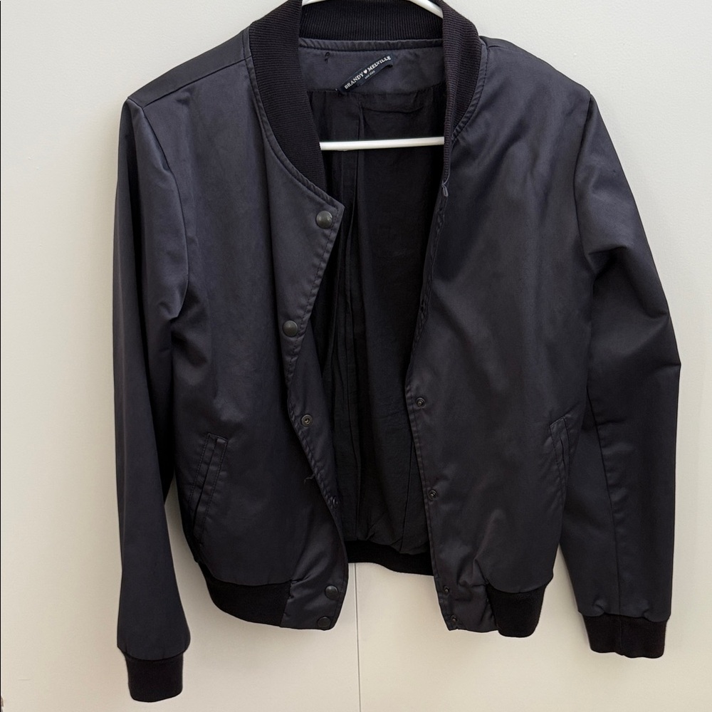 Brandy Melville Black Bomber Jacket